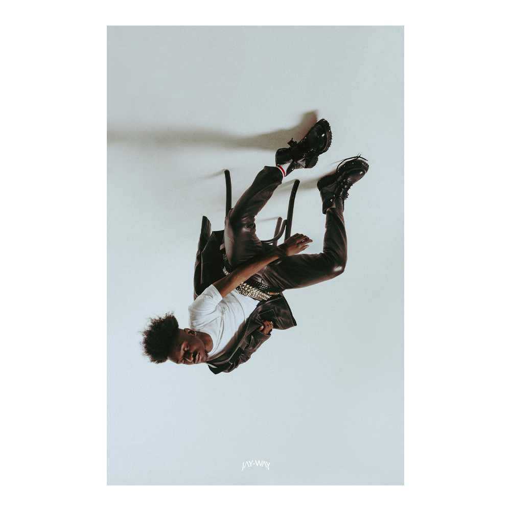 Sitting upside down poster Jay-Way